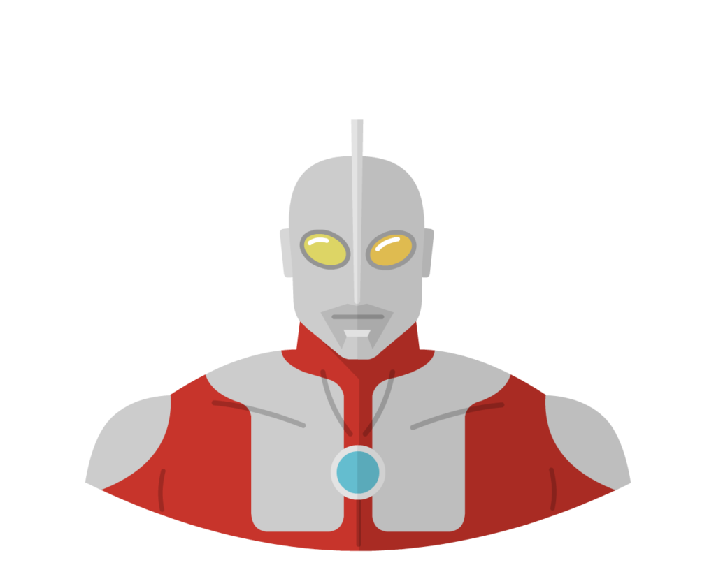 Ultraman flat icon