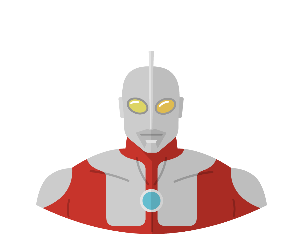 Ultraman Flat Icon & Avatar • Yoolk • Digital Ninja