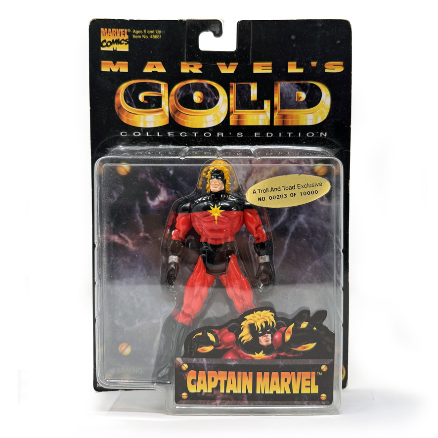 Toybiz Marvel Gold Captain Marvel
