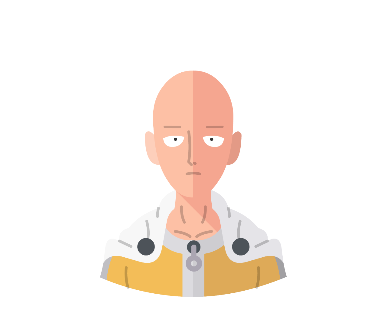 One-Punch Man flat icon