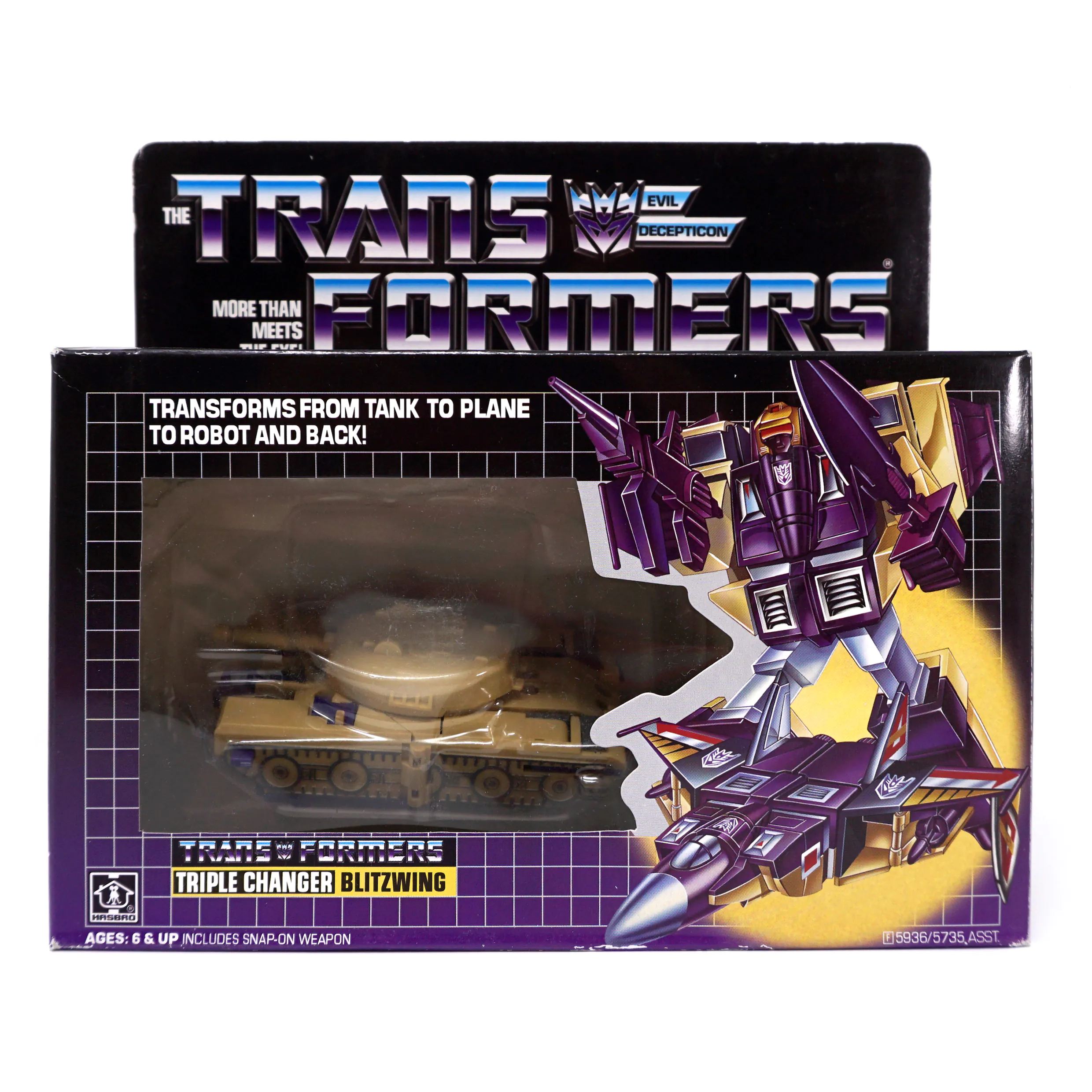 Transformers – G1 – Blitzwing (Reissue)