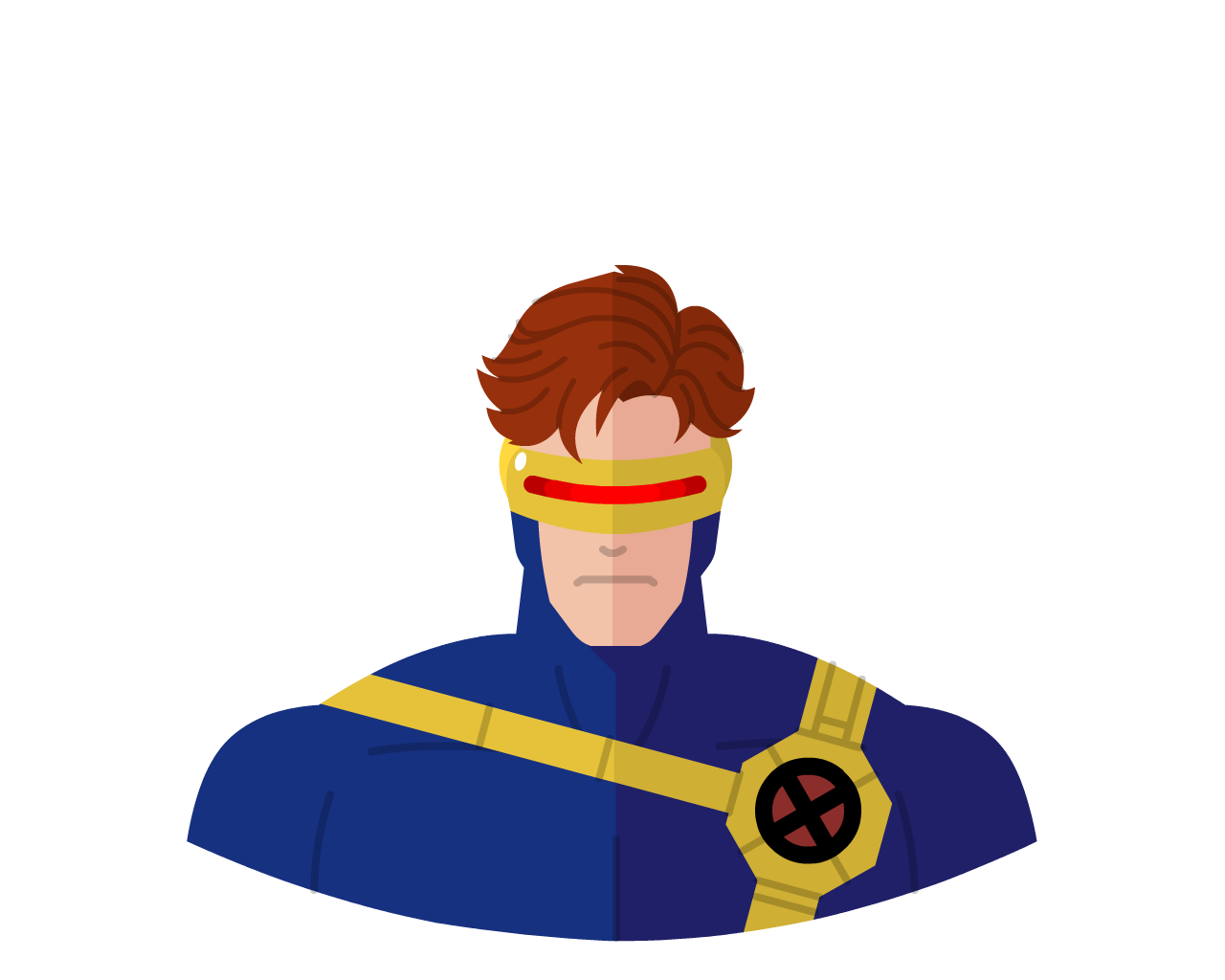 Cyclops (X-men ’97 Ver.) flat icon
