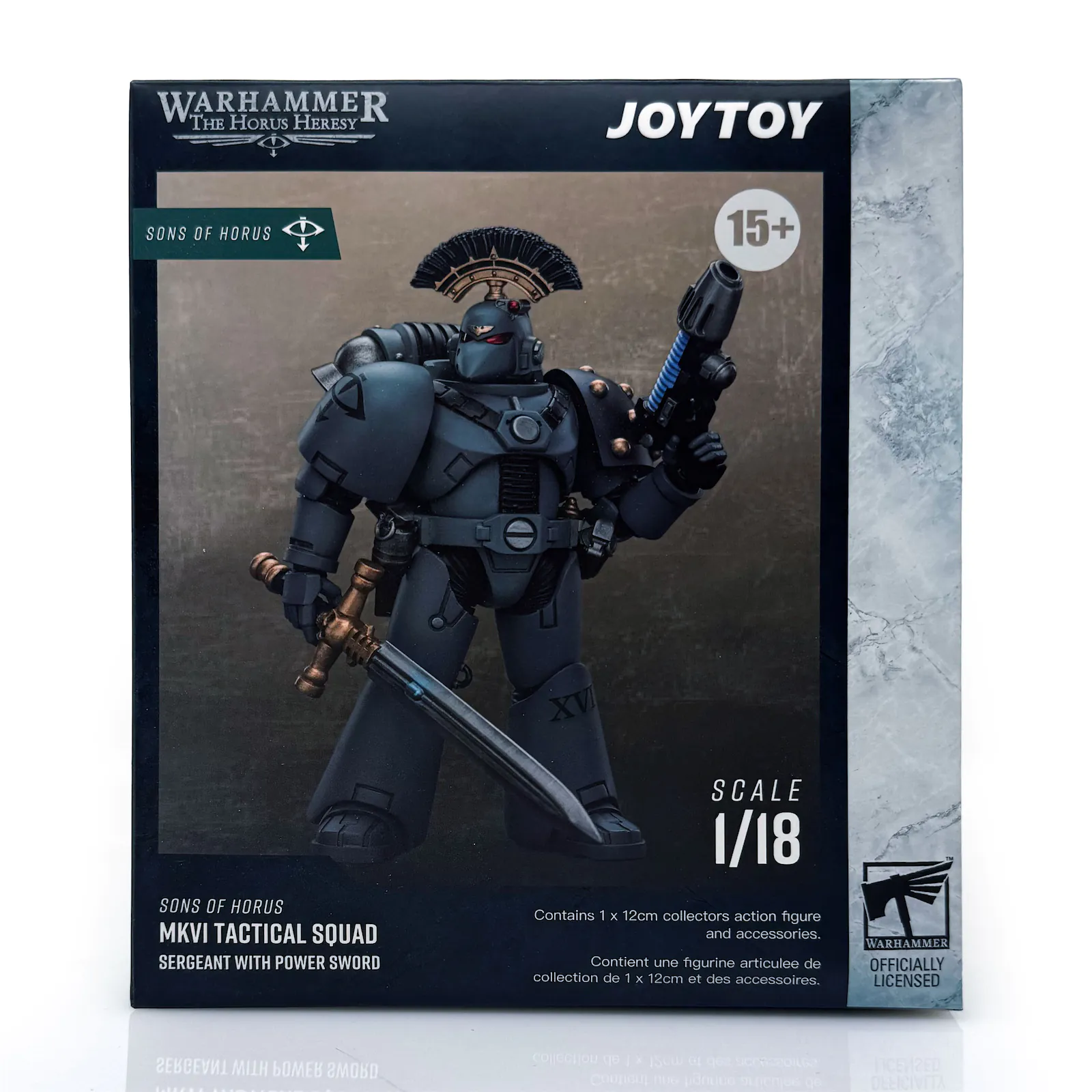Warhammer Sons of Horus MKVI Tactical Squad – Sergeant with Power Sword